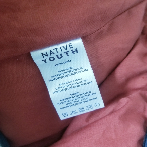 Native Youth Gotland Sherpa Puffer Jacket Mens XL - Picture 6 of 6